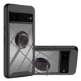 thumbnail image 2 of SaniMore Case for Google Pixel 7 6.3" 2022 Release, Rugged PC Backplane Shockproof TPU Bumper 360° Rotatng Ring/Kickstand Anti-drop Heavy Duty Protective Case For Google Pixel 7,  Black, 2 of 5