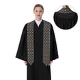 thumbnail image 4 of Haiem Cosmic Pattern Graduation Stole 2024 | Premium Satin Sash for Graduation Ceremony, 4 of 7
