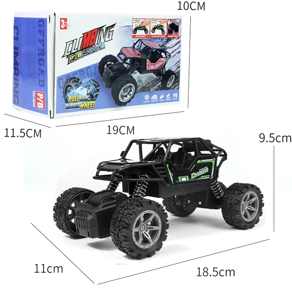 Dkeof Pull Back Cars Toys,Friction Powered Trucks for Kids,Alloy Off-Road Climbing Vehicles,Car Toys for 3-12 Year Old Boys Girls.