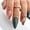 XD-24-16, variant on Red Nails Press on Almond Medium Fake Nails French Glue on Nails Bling Christmas Acrylic Nails 24Pcs Stiletto Manicure Stick on Nails Matte Artificial Nails