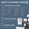 thumbnail image 2 of 1 3/4" X 1/2" Matte White Return Address Labels Compatible with Inkjet and Laser Printers - 100 She, 2 of 7