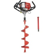 Thunderbay Partner Up 52cc 2-Cycle Gas Powered 1 or 2 Person Earth Auger with 8” Bit