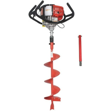 Thunderbay Partner Up 52cc 2-Cycle Gas Powered 1 or 2 Person Earth Auger with 8” Bit