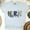 Ash, variant on Nurse T-Shirt with Blue Floral and Medical Icons | Women’s Graphic Tee, Ash, Size 3XL