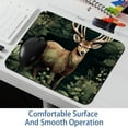 thumbnail image 6 of Deer Desk Pad Mouse Mat Desk Mat - Square 8.3x9.8 Inch Non-Slip Rubber Bottom Printed, Suitable for Office and Gaming, 6 of 6