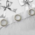 thumbnail image 4 of Manfei Cartoon Ribbon Curtains Pack of 2 (38x54), Princess Grey Bow Curtains for Living Room, Cute Bowknot Black Out Curtains, Window Curtains Room Decorative, 4 of 6