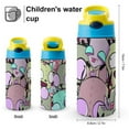 thumbnail image 2 of Invader Zim Stainless Steel Insulated Water Cup for Boys Girls Leakproof Water Bottle with Flip-Flop Lid, 2 of 8