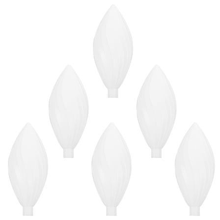 CTIRCHIU 6Pcs White Floor Lamp Replacement Shade Lotus Bud Design for Wedding Party Decor
