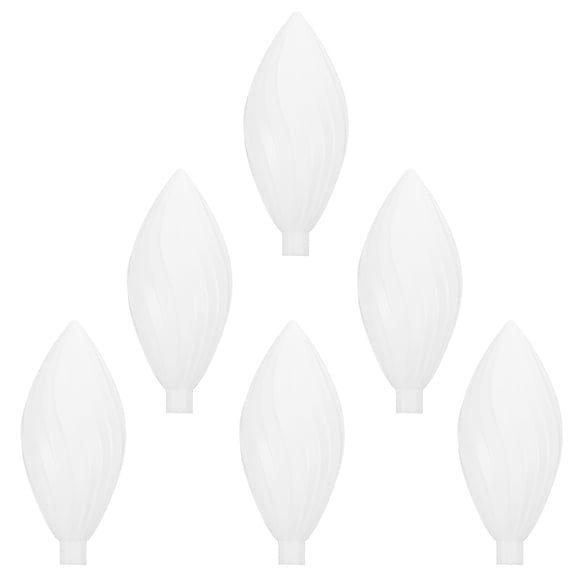 CTIRCHIU 6Pcs White Floor Lamp Replacement Shade Lotus Bud Design for Wedding Party Decor
