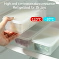 thumbnail image 7 of Food Storage Containers with Lids Airtight, Fridge Fresh-Keeping Container with 3 Removable Compartments, Portable Divided Fruit Storage Container for Ftuit Vegetable Meat, 7 of 7