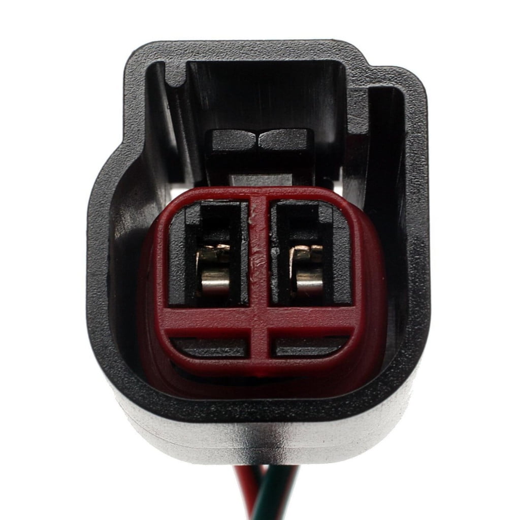 CarLights360 For Ford Fiesta 2011 2012 2013 Electrical Connector | Plastic | Metal Contact Terminal Material | Blade Terminal | Push On Attachment | Square Connector | 3U2Z14S411RPB, 3U2Z14S411RPC