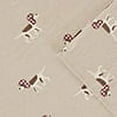 thumbnail image 3 of Woolrich Cotton Flannel Tan Dogs 4 Piece Sheet Set, Full, 3 of 10