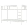 thumbnail image 6 of URTR Metal Twin XL over Twin XL Bunk Bed for Teens and Adults, Bunk Bed Frame with Space-Saving, Noise Reduced, No Box Spring Needed, White, 6 of 8
