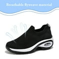 thumbnail image 3 of Cyiecw Women's Walking Shoes Lightweight Slip on Sock Sneakers Comfortable Mesh Air Cushion Platform Loafers, 3 of 7