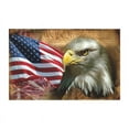 thumbnail image 2 of Peacheart 4th of July Patriotic Backdrop Banner, 5x3 ft American Flag Bald Eagle Background for Independence Day Memorial Day Veterans Day Party Props Supplies, 2 of 3
