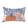 thumbnail image 7 of Yayeee Pillowcase Standard Size Set of 2 Satin Wrinkle Resistant Pillow Case, Pink Leaves, 7 of 7