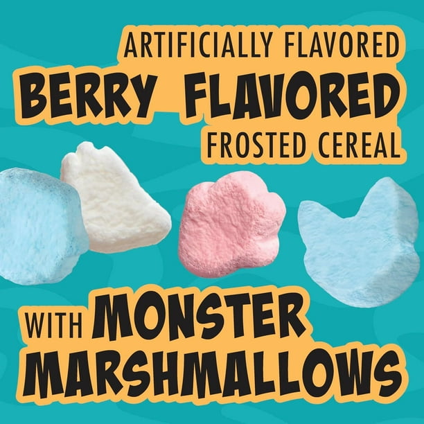 Boo Berry Cereal with Monster Marshmallows, Kids Breakfast Cereal