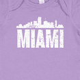 thumbnail image 4 of Inktastic Miami Skyline Grunge Boys or Girls Baby Bodysuit, 4 of 5