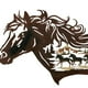 thumbnail image 3 of Silueta De Caballo De Metal, Arte De La Pared Decoración, Caballos Corriendo, Esculturas De Animales Para La Decoración Del Hogar Del Dormitorio Advancent HA036545-00, 3 of 6
