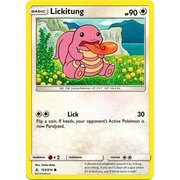 Pokemon Unbroken Bonds Lickitung 152 Walmart Com
