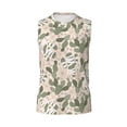 thumbnail image 4 of Yiaed Halloween Cactus Print Men's Singlet Vests Summer Running Muscle Tank Tops Gym Undershirt Round Neck Sleeveless for man, 4 of 5