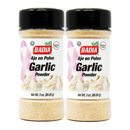 Badia Garlic Powder, 3 oz - Palatize Pack of 2