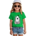 thumbnail image 4 of CAUYDY Boys Girls Halloween Shirts Toddler Short Sleeve Truck Boo Ghost Pumpkin Tee Tops T-Shirts(Green,7-8 Y), 4 of 5