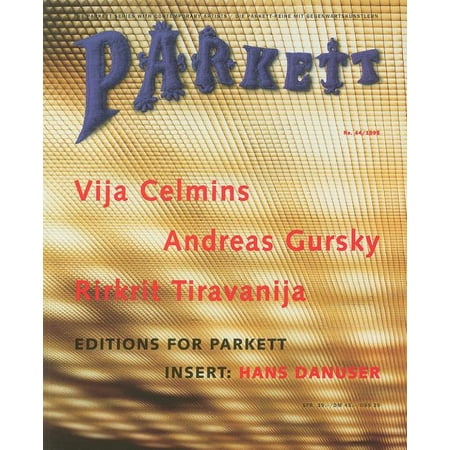 Parkett No. 44 Vija Celmins, Andreas Gurskey, Rirkrit Tiravanija (Paperback)