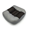 thumbnail image 1 of Cojín para asiento elevador de coche con asa, malla transpirable, alfombrilla para aumentar la altura, cojín para asiento, asiento elevador para coche, gris, 1 of 5