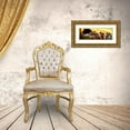 thumbnail image 3 of Alvez, A. - Perez, A. 32x14 Gold Ornate Wood Framed with Double Matting Museum Art Print Titled - Coffee in the City -2, 3 of 4