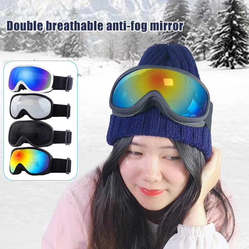 Winter Sports Ski Goggles Windproof Anti Fog Snowboard Skate Helmet Eyewear 