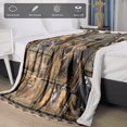 thumbnail image 2 of African Animals Blanket for Women Mens Kids, Cute Soft Warm Flannel Animals Throw Blanket for Christmas Thanksgiving Bed Sofa Chair 50x60in, 2 of 6
