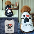 thumbnail image 3 of Pet Dog Clothes Puppy Vest T-shirt Cute Dogs Claw Pattern Pajamas Summer Pet Clothes Dog Clothes Bottoming Shirt, 3 of 5