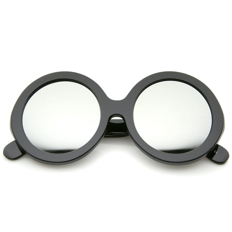 Loewe Curved Logo Round Acetate Sunglasses
