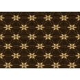 thumbnail image 1 of Ahgly Company Indoor Rectangle Patterned Saddle Brown Area Rugs, 5' x 7', 1 of 6