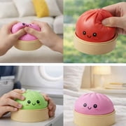 New 2026-Dumpling Squishies & Dumpling Squishy Mystery Box Squishy Dumpling (Purple)
