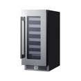thumbnail image 3 of Summit Appliance SDHW1532LHD 15 in. Wide Built-In Wine Cellar, 3 of 3