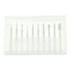 thumbnail image 1 of Juego de 10 piezas de brocas para taladro de uñas para manicura y pedicura de belleza en casa, herramientas para dar forma y quitar, tono plateado, 1 of 7