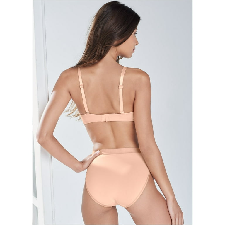 Pearl By Venus® Womens Strappy Plunge Bra