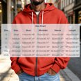 thumbnail image 4 of MXALUOB Men's Full Zip Hoodie Waffle Knit Long Sleeve Hooded Sweatshirt with Drawstring Casual Solid Color Jacket Fall Winter Outfits, 4 of 10