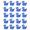 Royal Blue, variant on Pebbuoy 20Pcs Mini Duck Glow-in-the-dark Resin Duck Ornaments Adorable Duck Sculptures for Garden Home Party Decoration