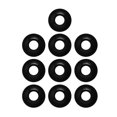 thumbnail image 3 of AC Compressor Shaft Seal,10PCS AC Compressor Shaft Seal Kit Rubber Black Circular AC Compressor Oil Seal Fit For 10S AC Compressor, 3 of 8