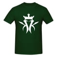 thumbnail image 5 of Moisture Wicking Men'S Basic Short Sleeve T-Shirt Dark Green 5x-Large, 5 of 5