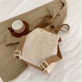 thumbnail image 3 of Women Beach Bag Large Capacity Woven Straw Backpack Seaside Vacation (Style 1), 3 of 10
