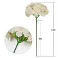 5 Pack Detachable Stem Silk Hydrangea Heads For Home & Wedding