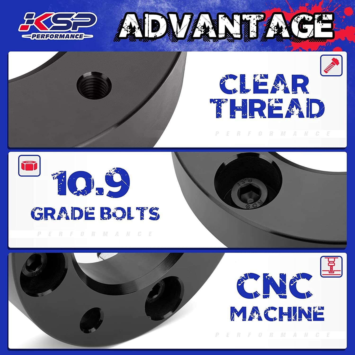 3" Front+2" Rear Leveling Lift Kit For 2009-2024 Dodge Ram 1500 2WD 4WD