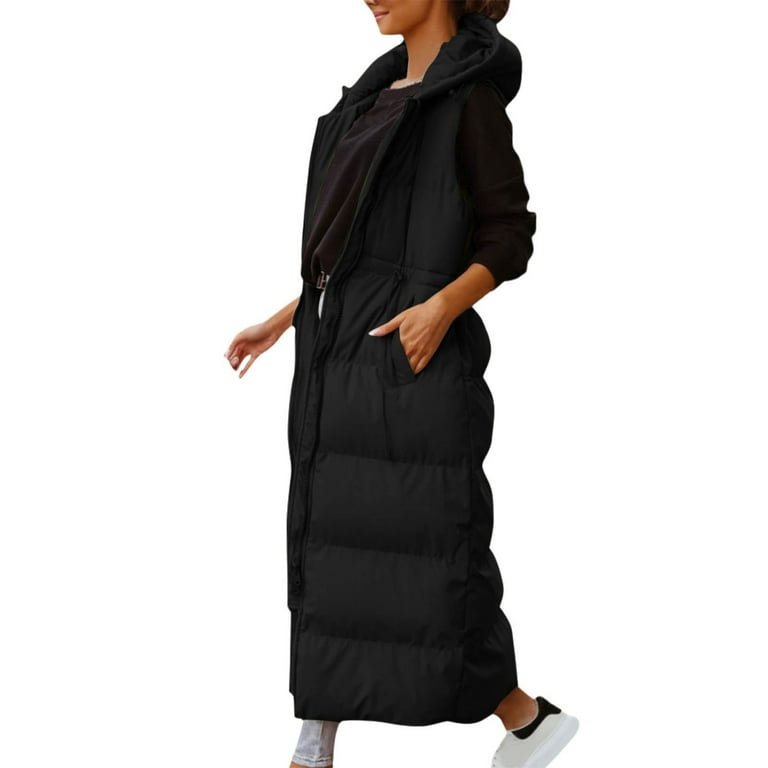 Long Maxi Dress Coat, Winter Pleated Ruffles Jacket for Women Ligia 