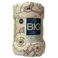 thumbnail image 4 of The Big One Oversized Plush Pale Pink & Ivory Floral Throw Blanket - 5ft x 6ft, 4 of 4