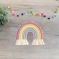 thumbnail image 5 of Colgante de pared del arco iris, decoración del arco iris, colgante de la pared del arco iris de Macrame, decoración de la guardería del bebé del arco iris, decoración de la pared de la guar, 5 of 5