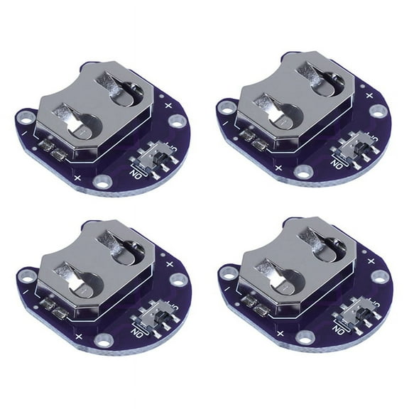 8 x Coin Cell Battery Holder for CR2032 - with Switch (8 Pcs)